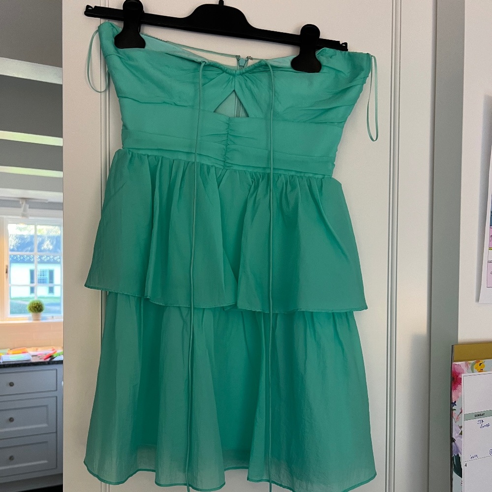 Blue Amanda Uprichard formal mini dress (Worn Once!)